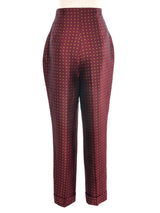 Romeo Gigli Pleated Polka Dot Trousers Bottom arcadeshops.com