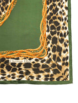 Christian Dior Leopard Logo Scarf Accessory arcadeshops.com