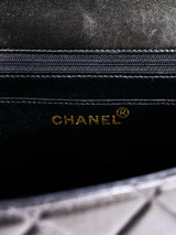 1990s Chanel Quilted Lambskin Jumbo Half Flap Bag Accessory arcadeshops.com