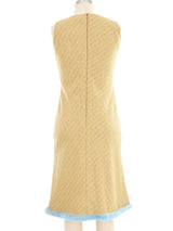 J Mendel Fur Trimmed Wool Dress Dress arcadeshops.com