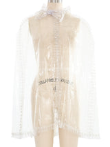 Paco Rabanne PVC Overcoat Jacket arcadeshops.com