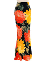 Christian Dior Floral Maxi Skirt Bottom arcadeshops.com