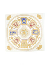 Hermes Poste et Cavalerie White Silk Scarf Accessory arcadeshops.com