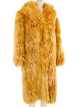 Gucci Oversized Faux Shearling Coat Jacket arcadeshops.com