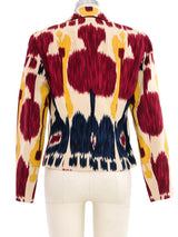 2001 Christian Dior Ikat Printed Jacket Jacket arcadeshops.com
