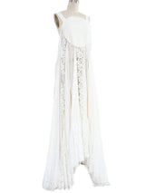 Loewe Paula's Ibiza White Cotton Lace Dress Dress arcadeshops.com