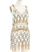 1960s Chainmail and Leather Dress Dress arcadeshops.com