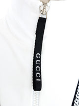 Gucci Silver Sequin Cropped Jacket Jacket arcadeshops.com