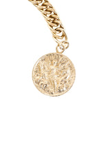 Gold-Tone Coin Accented Chain Belt Accessory arcadeshops.com