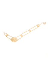 Hammered Gold-Tone Chain Belt Accessory arcadeshops.com