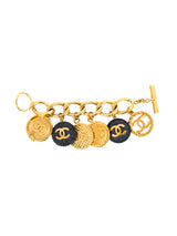 1992 Chanel Oversized Charm Bracelet Accessory arcadeshops.com