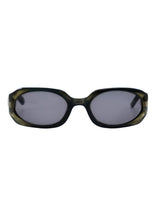 Gucci Metallic Green Rectangular Sunglasses Accessory arcadeshops.com