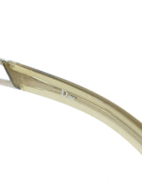 Gucci Metallic Green Rectangular Sunglasses Accessory arcadeshops.com