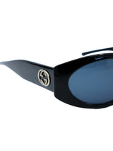 Gucci Black Skinny Frame Sunglasses Accessory arcadeshops.com