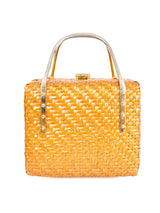 1960s Rodo Wicker Box Bag Accessory arcadeshops.com