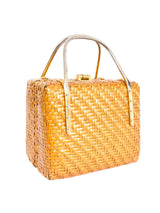 1960s Rodo Wicker Box Bag Accessory arcadeshops.com