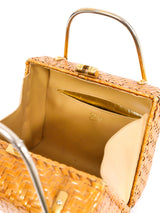 1960s Rodo Wicker Box Bag Accessory arcadeshops.com