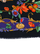 Gucci Floral Wool Shawl Accessory arcadeshops.com
