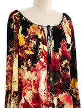 Jean Paul Gaultier Floral Blouse Top arcadeshops.com
