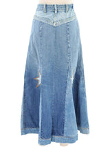 Levis Reconstructed Denim Skirt Bottom arcadeshops.com