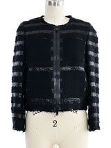 Sonia Rykiel Tweed Striped Jacket Jacket arcadeshops.com