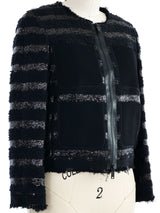 Sonia Rykiel Tweed Striped Jacket Jacket arcadeshops.com