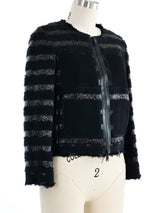 Sonia Rykiel Tweed Striped Jacket Jacket arcadeshops.com