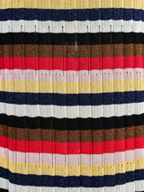 Sonia Rykiel Metallic Rainbow Knit Skirt Bottom arcadeshops.com