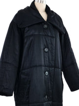 Issey Miyake Satin Duvet Overcoat Jacket arcadeshops.com