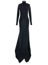 2021 Balenciaga Scuba Inspired Gown Dress arcadeshops.com