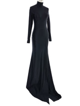2021 Balenciaga Scuba Inspired Gown Dress arcadeshops.com