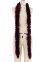Bordeaux Marabou Boa Accessory arcadeshops.com