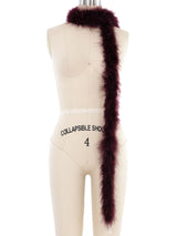 Bordeaux Marabou Boa Accessory arcadeshops.com