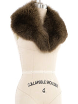 Espresso Fox Fur Collar Accessory arcadeshops.com