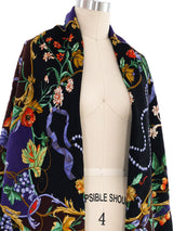 Gucci Floral Wool Shawl Accessory arcadeshops.com