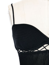 Missoni Black Knit Lace Up Tank