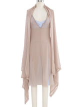2004 Chanel Silk Chiffon Carwash Panel Dress