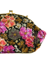 1950s Floral Sequin Mini Purse