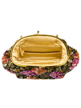 1950s Floral Sequin Mini Purse
