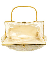 White Beaded Mini Purse