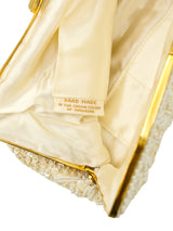 White Beaded Mini Purse