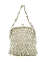 1960s Silver Beaded Coin Purse