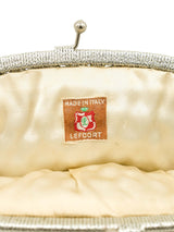 1960s Silver Beaded Coin Purse