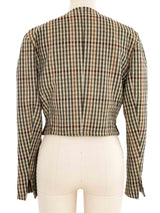 Hermes Cord Paneled Cropped Jacket