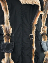 Gianfranco Ferre Goat Fur Lined Jacket