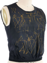 Prada Nylon Graffiti Tank Top arcadeshops.com