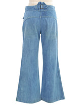 1970s Daisy Painted Denim Ensemble