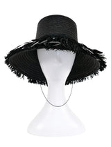 1960s Raffia Fringe Bucket Hat