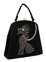 1950s Black Poodle Mini Purse