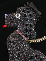 1950s Black Poodle Mini Purse